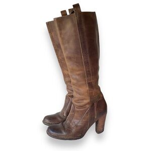 FRYE Villager Pull On Boots in “Vintage” Leather